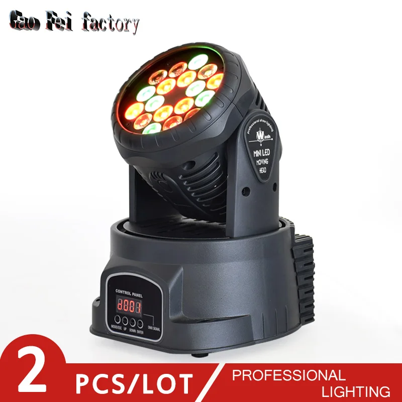 Мини DMX Dj диско сценический светильник 60 Вт RGB цвет мыть светильник(2 шт./лот