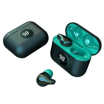 

T60 TWS Wireless Bluetooth Headphones Earbuds Noise Reducing Portable Bloototh Stereo Earphone Handsfree Sport Headset
