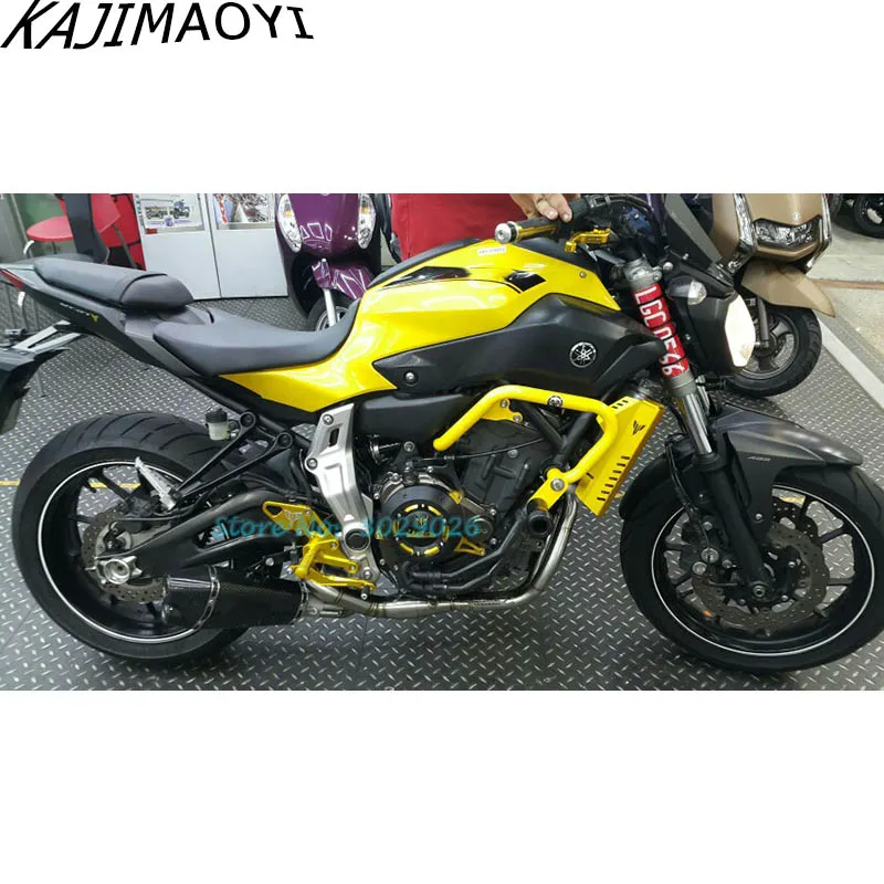 Соединительная труба без шнуровки для Yamaha MT07 MT 07 FZ07 мотоцикл Модифицированная