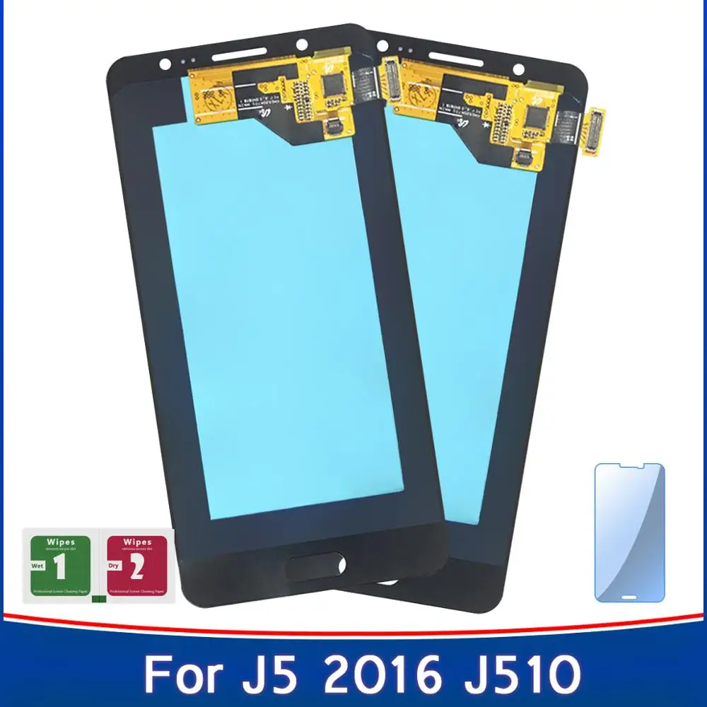 2 шт. для Samsung Galaxy J5 2016 J510 J510F J510FN Oled LCD J510M J510Y J510G сенсорный экран Сенсорная панель