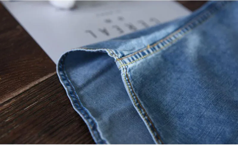 KIOVNO Men 100% Cotton Denim Shirts Long Sleeves Slim Fit Jeans Shirts For Male Size M-3XL Front Two Pockets  (9)