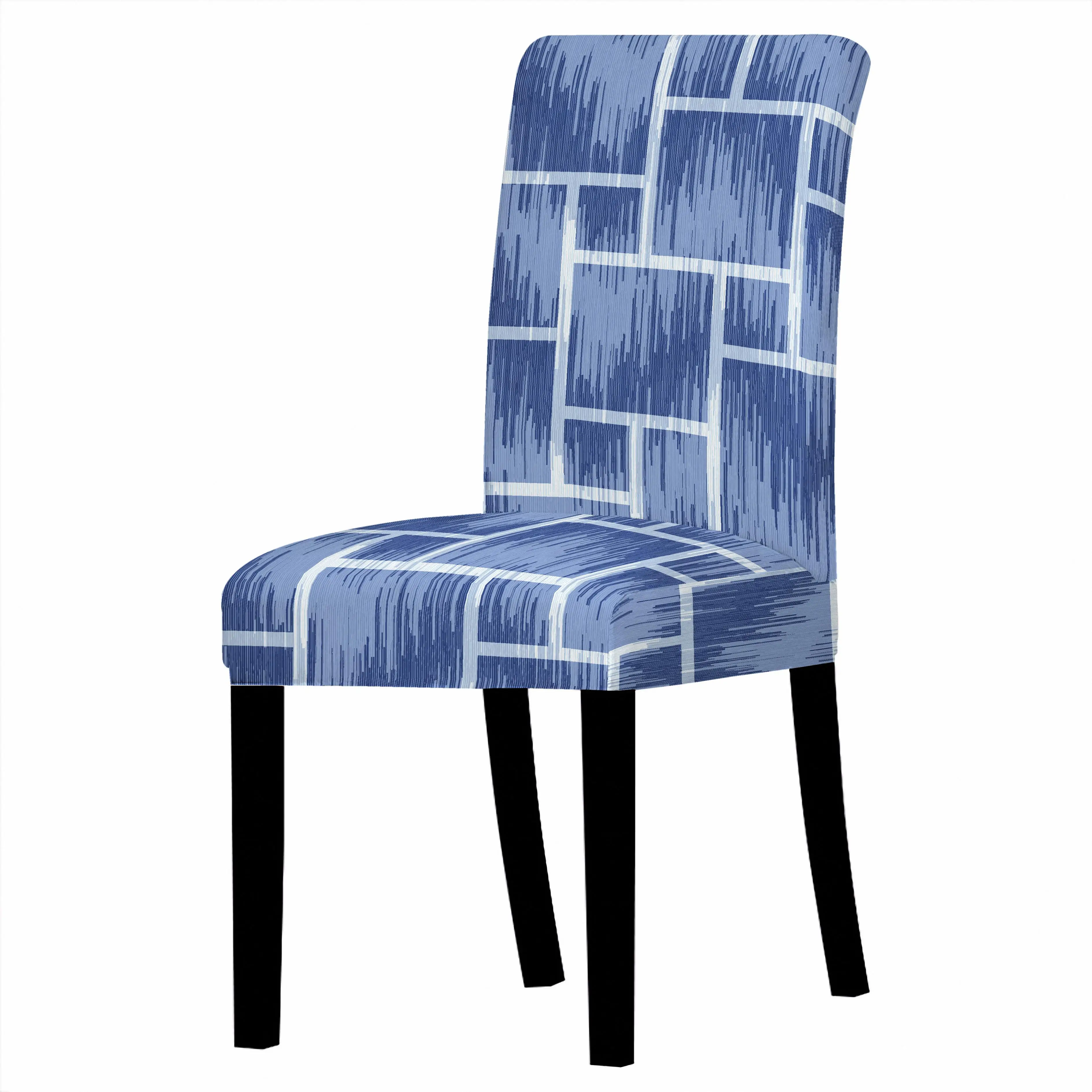Съемные чехлы на стулья с геометрическим принтом, эластичные чехлы на стулья для ресторанов, свадеб, банкетов, складные чехлы на стулья для гостиниц - Цвет: 9