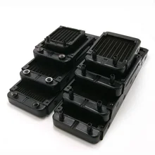 ПК водяное охлаждение; Алюминий радиатор многоканальный 60 мм 80 мм 90 мм 120 мм 240 мм для компьютера светодиодный аппарат красоты