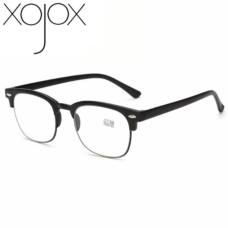 Ультра-светильник очки для чтения для женщин и мужчин прочность TR90 женские мужские очки для чтения дальнозоркостью+ 1,0 1,5 2,0 2,5 3,0 3,5 4,0 - Цвет оправы: Black