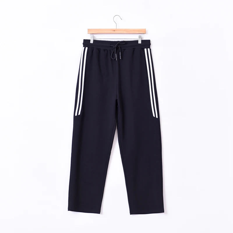 

Men Casual Pants Splice Stripe Trousers Super Loose Plus Size 8XL Elastic Waist Baggy Jogger Sweatpants Straight Pants