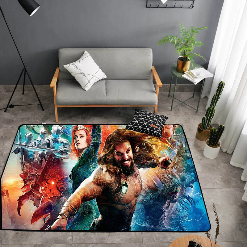 Аниме Marvel Neptune, супер герой, коврик для двери, ковер, коврик для спальни, нескользящий коврик, мультяшный подарок