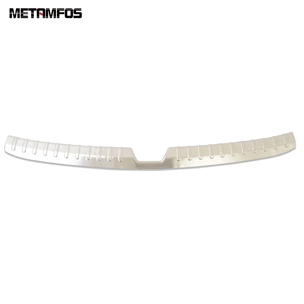 

For Kia Rio 4 2018 2019 Sedan Inner Rear Bumper Foot Plate Tail Gate Door Strip Scuff Guard Cover Trim Sticker Car Accessories