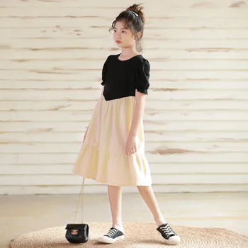 

YourSeason 6 To 16 Years Girl Dresses 2020 New Summer Clothes Patchwork Cotton Baby Girl Princess Ruffles Dress
