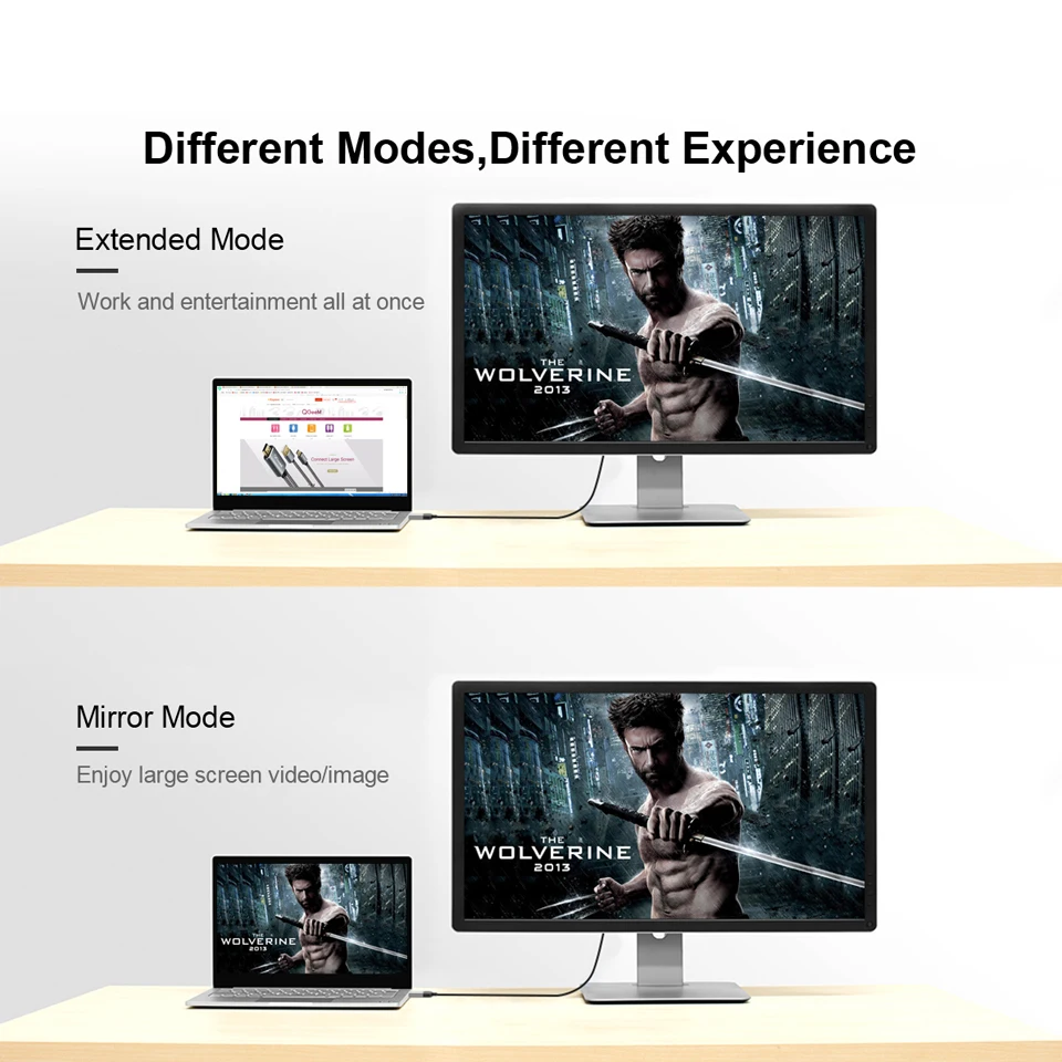 QGEEM HDMI Cable HDMI to 2.0 Cable 4K for Xiaomi Projector Nintend Switch PS4 Television TVBox xbox 360 1m 2m 5m hdmi cable