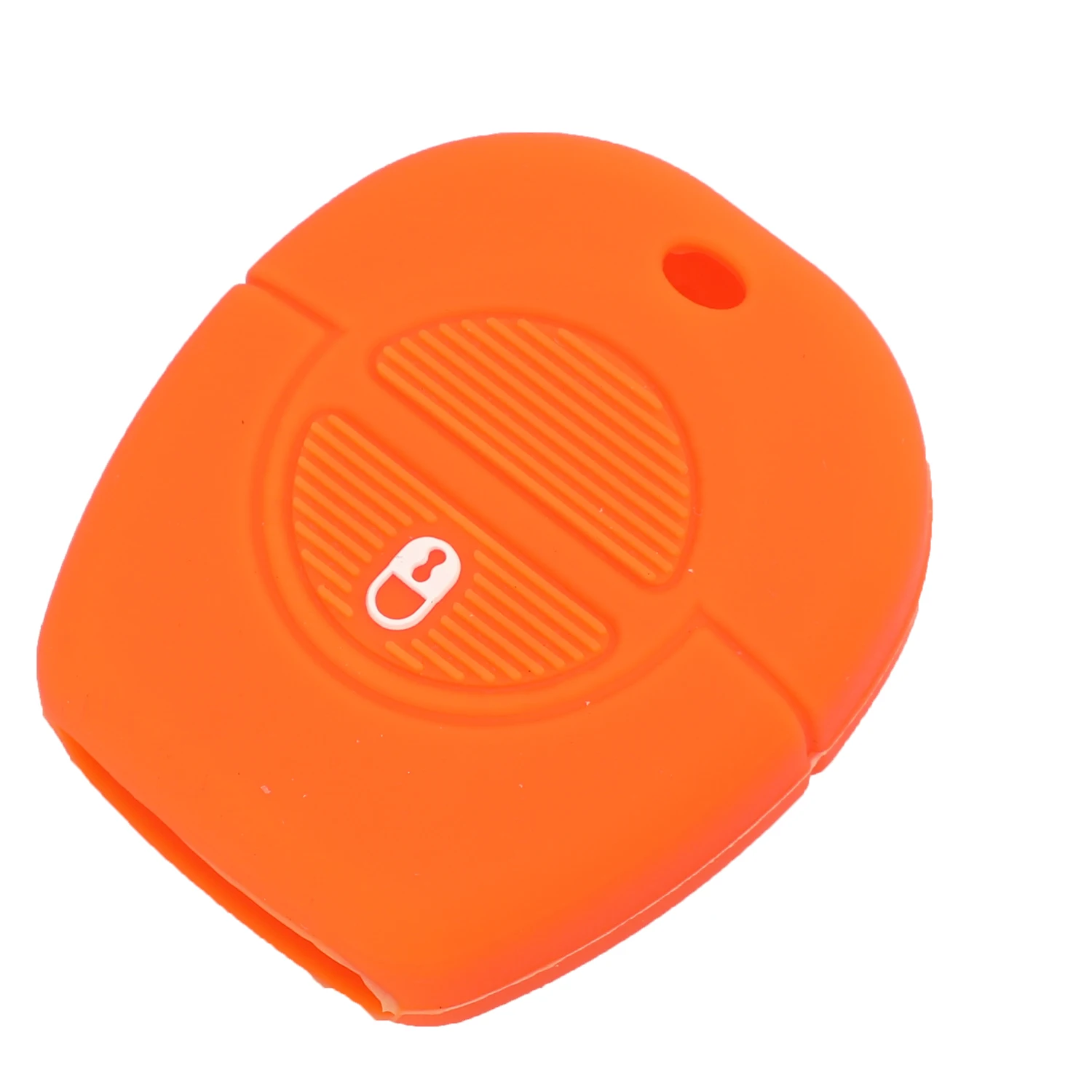 Jingyuqin пульт дистанционного управления 2 кнопки силиконовый чехол для ключей брелок чехол для Nissan Micra almera Primera X-Trail - Название цвета: orange