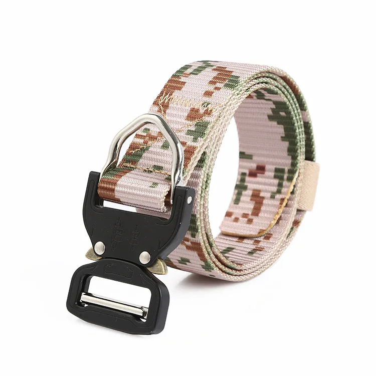 ZLD Military Tactical Nylon Belt Metal Buckle Adjustable Army Outdoor Quick Release Hunting Training Nylon Outdoor training belt