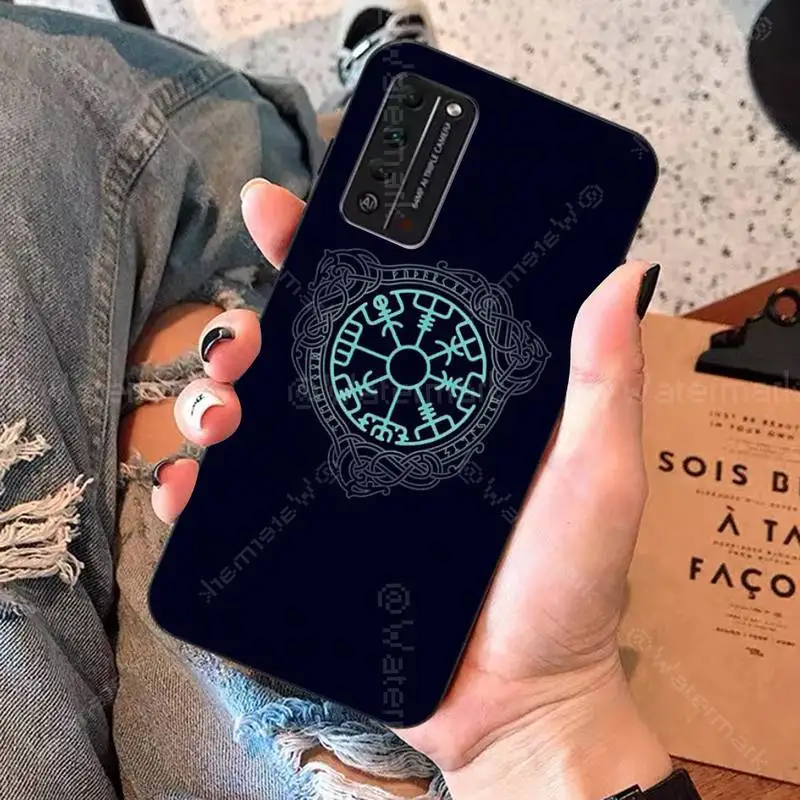 TOPLBPCS Viking Vegvisir Odin Nordic мягкий резиновый чехол для телефона Huawei Honor 8x9 10 20 V 30 pro lite view 7A