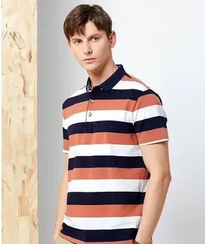 

2020 the Newest Summer Striped men soft cotton short sleeve T-shirt