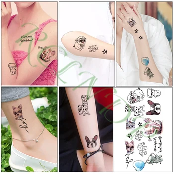 

Waterproof Temporary Tattoo Sticker cartoon dog elephant baloon flower tatto stickers flash tatoo fake tattoo for women men kid