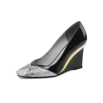 

Sexy High Heels Dress Women Shoes Genuine Leather Brand Women High Heel Shoes High Quality Office Black Ladies Shoes