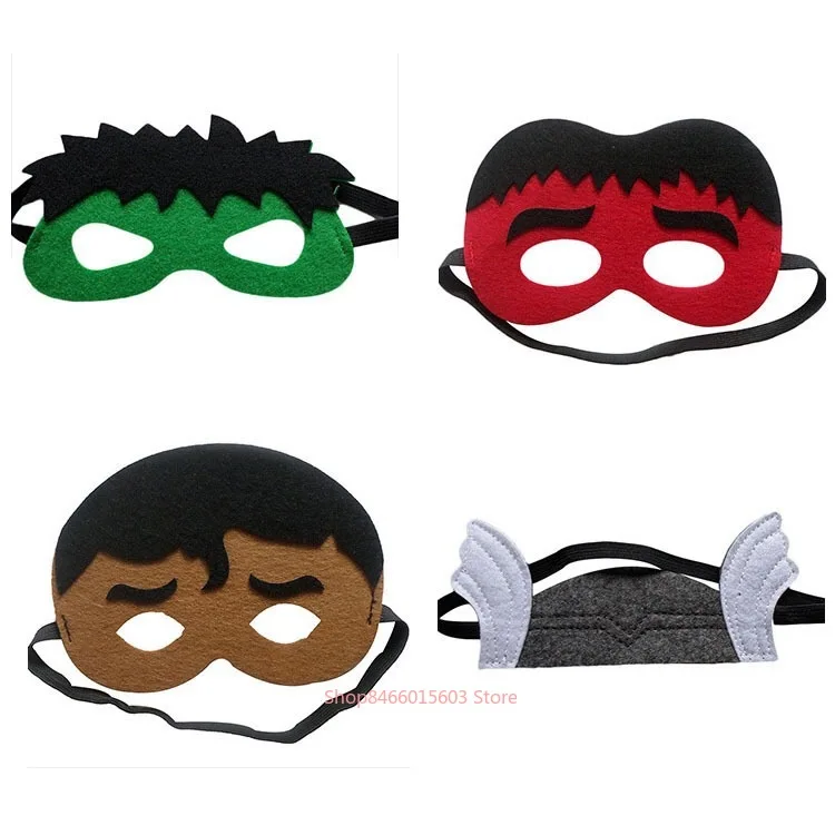 Cosplay Superhero Mask Halloween Christmas Children's Play Mask Want Birthday Party Gift Superhero Mask