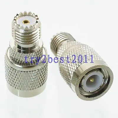 DHL/EMS 50 комплектов 1pce разъем адаптера TNC штифт к миниuhf jack pin RF коаксиальный Прямой-C1