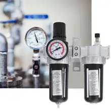3/8 компрессор давления воздуха указатель фильтра ловушка масла воды регулятор инструмент