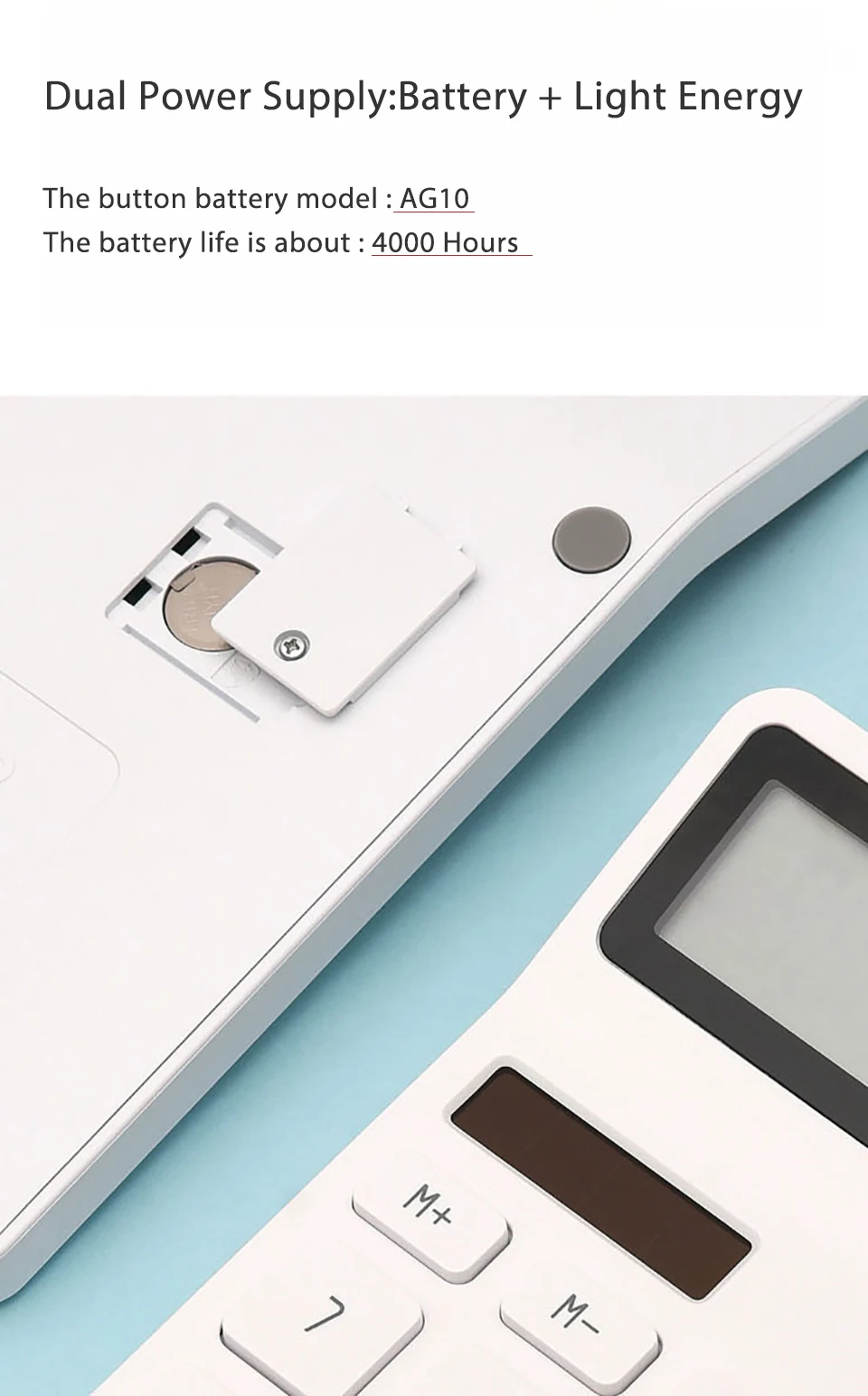 LEMO Desktop Calculator -White