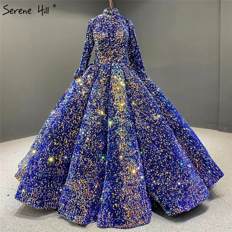 Мусульманские Бальные Розовые Свадебные платья с блестками Роскошные свадебные