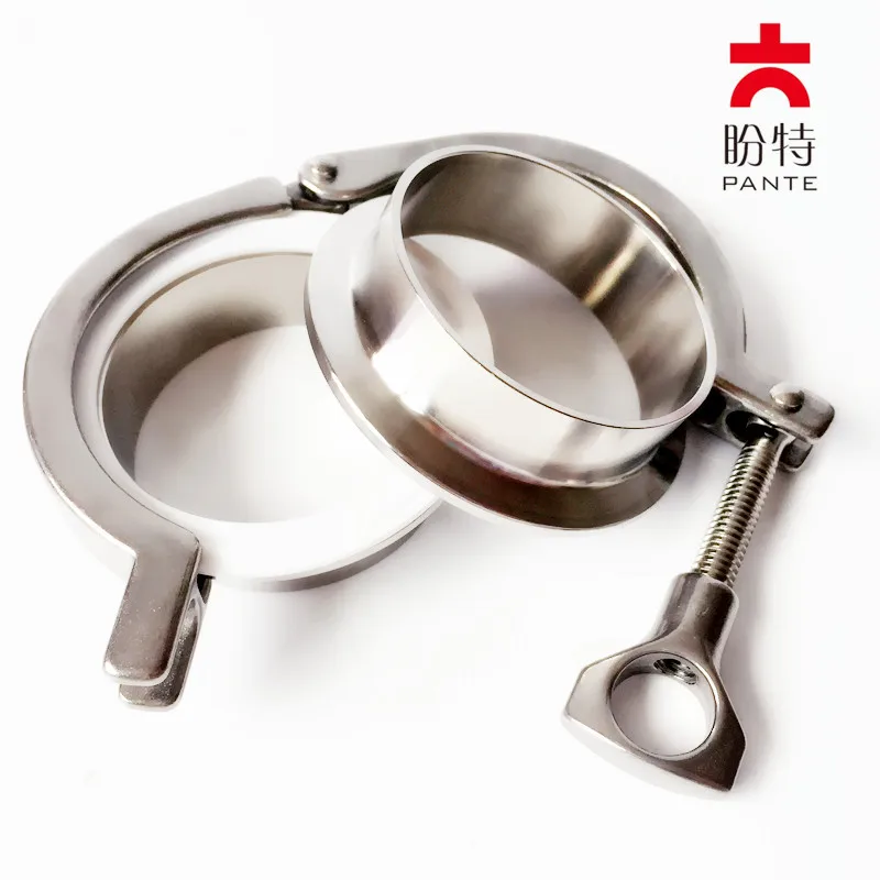 

Hope Special Set 304 Stainless Steel Class Casting Quick Clamp Pipe Fitting Health Hoop Quick Polishing Hose Clamps Cartridge