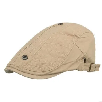 beige XdanqinX мужские хлопковые береты новая Индивидуальность Мода Хип Хоп Регулируемый головной убор размер женский тренд спортивный колпачок для крышки - Цвет: beige