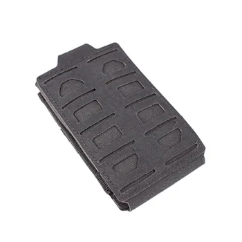 

5.56mm Laser Cutting Quick Release Magazine Bag Tactical Pouch - Standard Version Black L