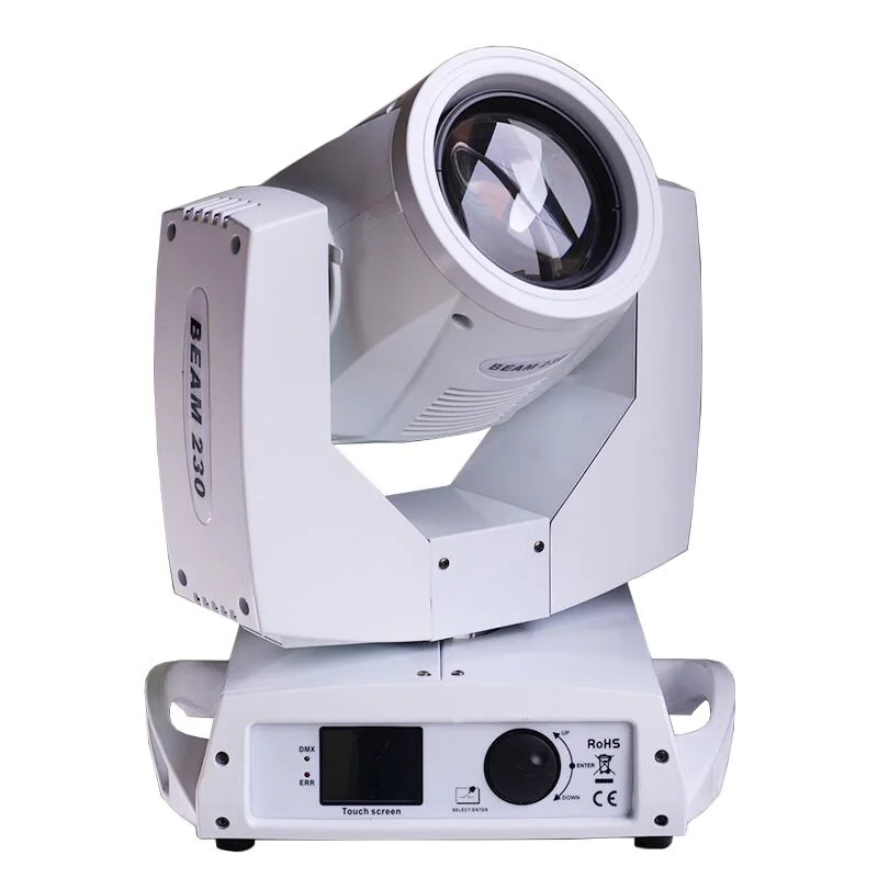 Сценический светильник 2 шт белый цвет 230 Вт движущаяся головка луч светильник 7r Osram Лампа вертикальное сканирование 250 ° 16 бит точное сканирование