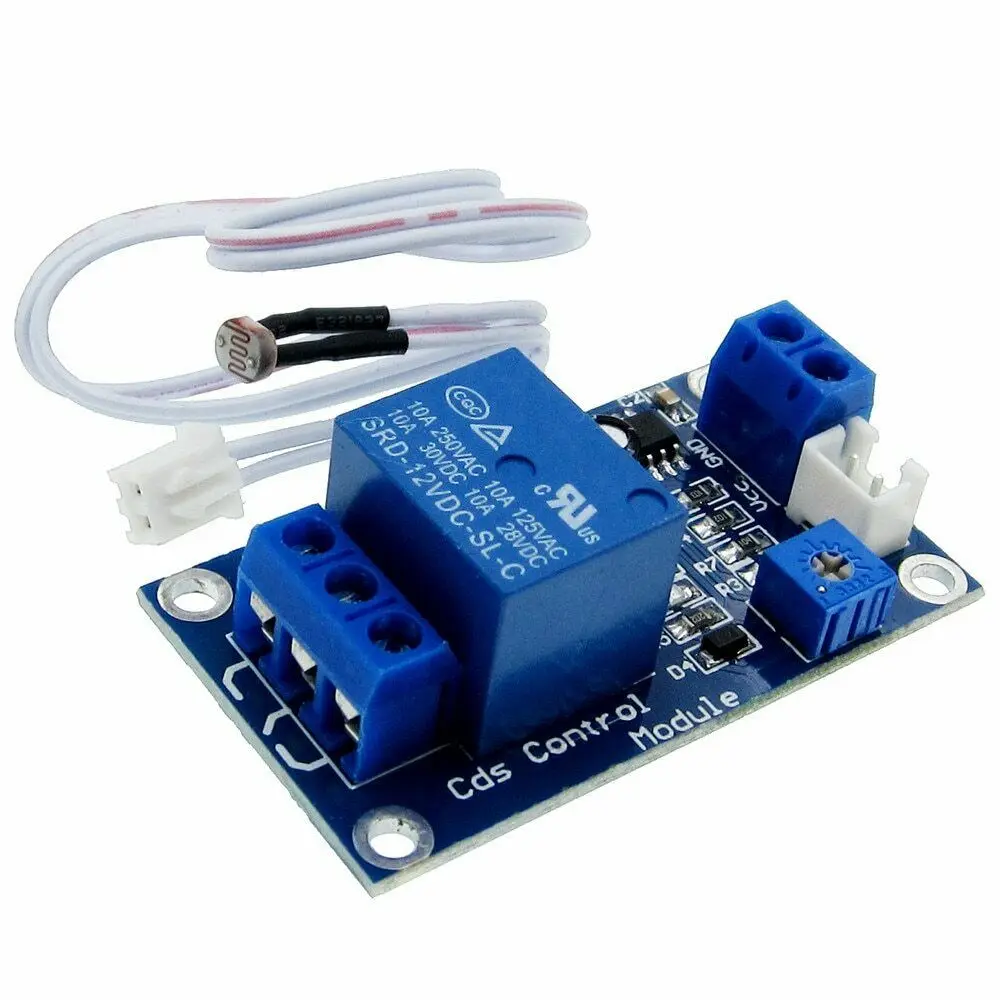 

5V 12V XH-M131 Photoresistor Light Sensor Module Board with Relay Relay Arduino