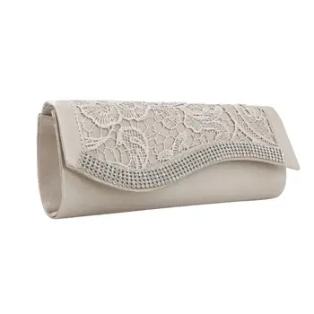 

Evening Bag Rhinestone Bridal Clutch Purse Handbag Shoulder Bag for Women Girls Parties Weddings Date Nights