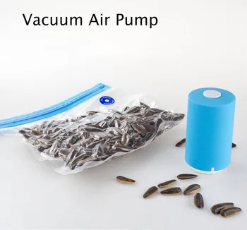 

Portable Electric Automatic Air Vacuum Pump Food Sealer with Compression Bag Vacuum Pump Food Clothes Sealing Mini Auto Air Pump