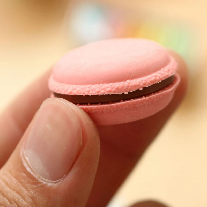 5 шт./лот Новинка Макарон резиновый ластик креативный Kawaii канцелярский подарок для детей школьные офисные принадлежности