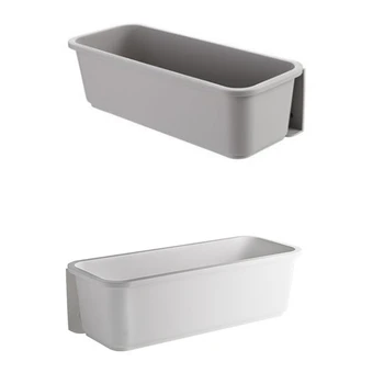 

Hanging Storage Basket Wall-Mounted Storage Kitchen Drawer Shelf Rack Cabinet Push-Pull Basket for Seasoning