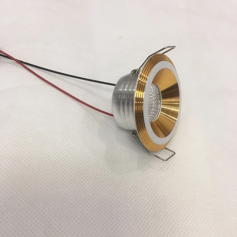 2019 бросился настоящий Luces Led Мини точечный цвет для потолочных светильников круглая модель 10 шт./лот 3 Вт Led spot Lightsr стекло спереди хороший