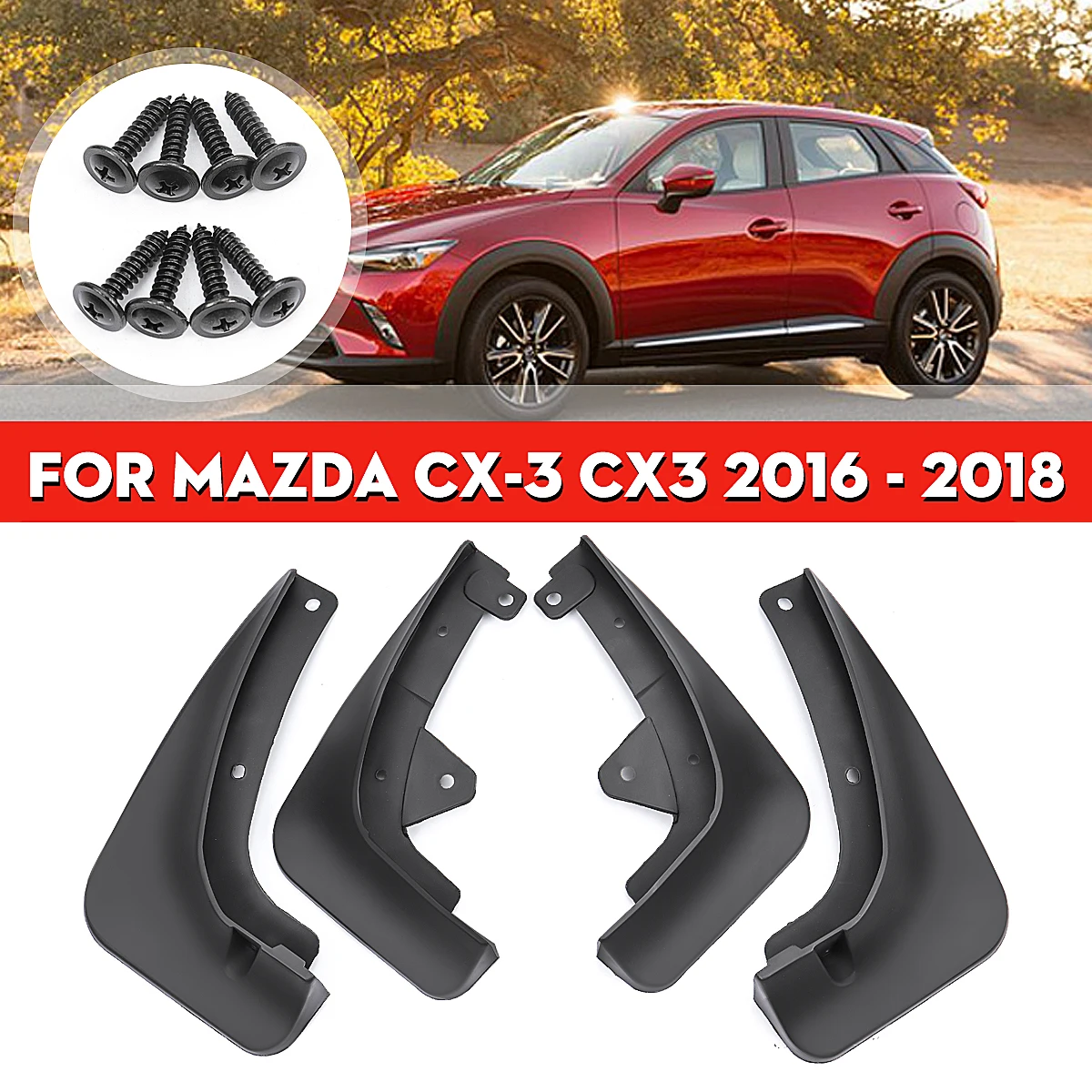 Брызговики автомобильные передние и задние брызговики Брызговики щиток Брызговики для Mazda CX-3 CX3