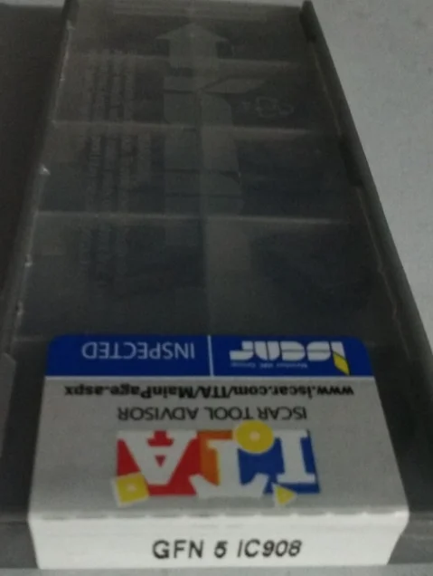 ISCAR 10 шт. карбидные вставки GFN 5 IC908