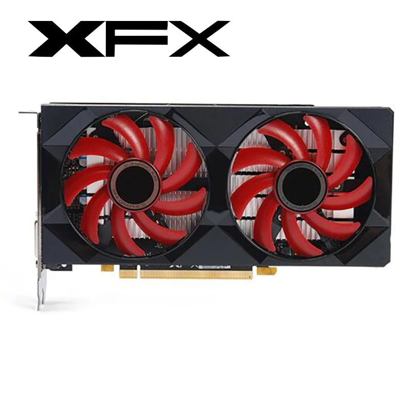 Бывшая в употреблении видеокарта XFX RX 560 4 Гб GPU 128 бит для AMD Radeon RX560D графические