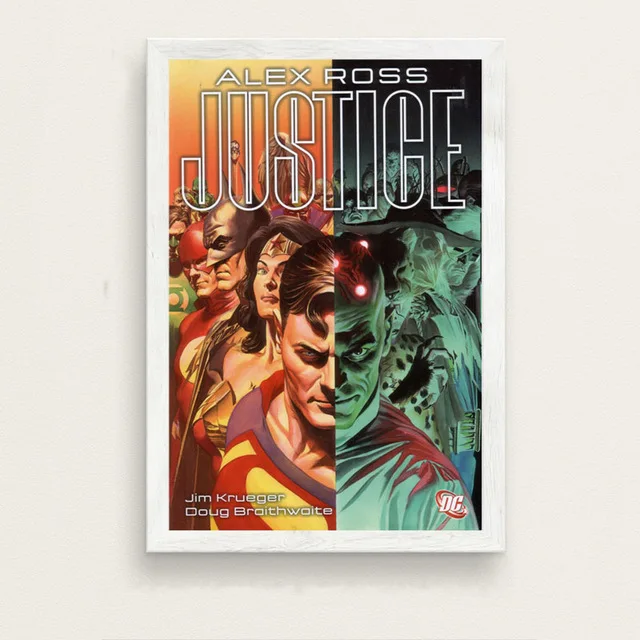 12 Бэтмен Супермен Чудо-Женщина Лига Справедливости классический DC комикс обложка книги Искусство Живопись Шелковый Холст плакат настенный домашний декор - Цвет: 12