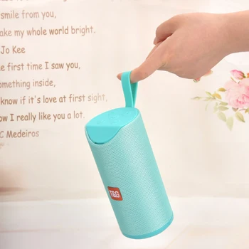 

Bluetooth Speaker Portable Outdoor Loudspeaker Wireless Mini Column 3D 10W Stereo Music Surround Support FM TFCard Bass Box