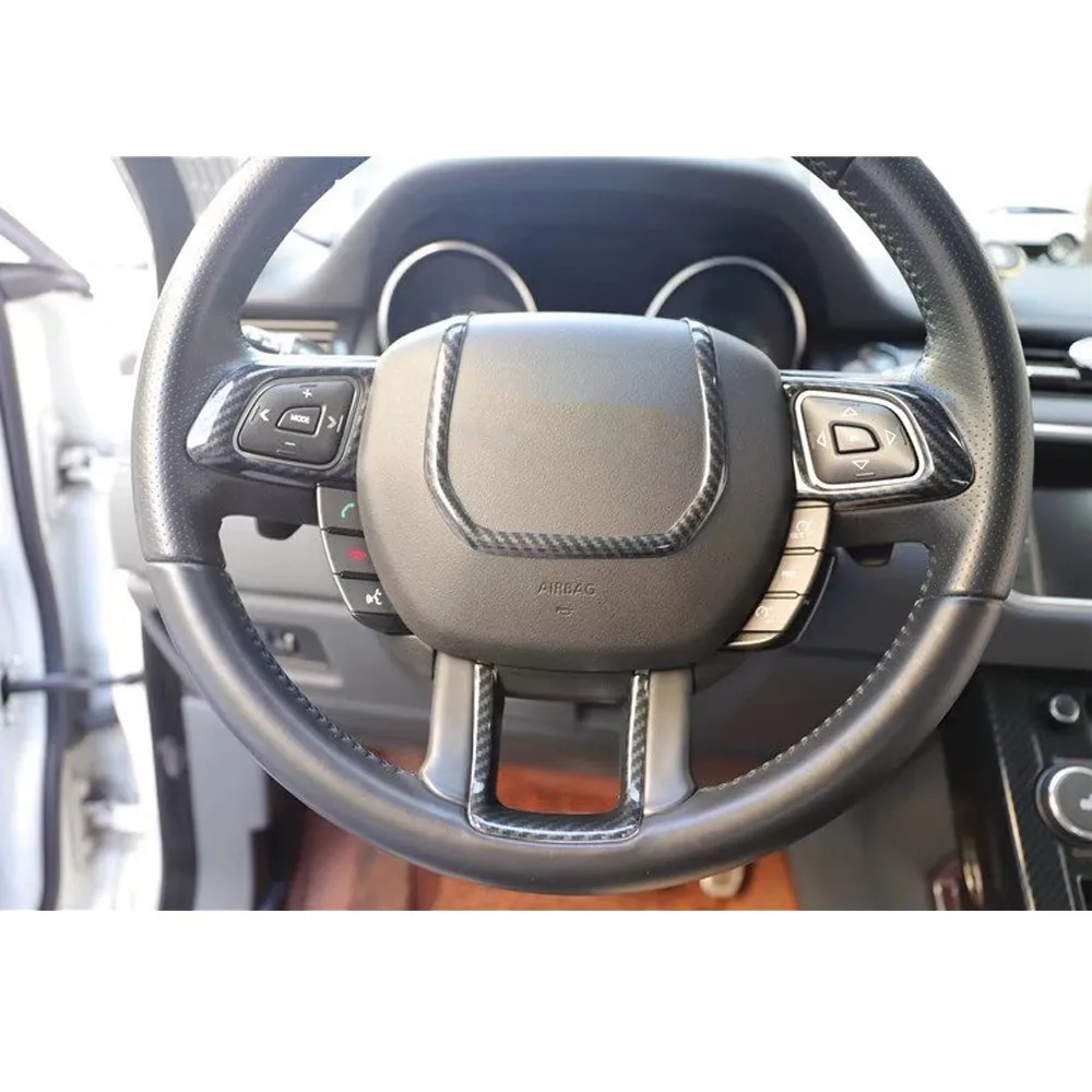 

Для Land Rover Range Rover Evoque 2012-2018 Автомобильный Центр рулевого колеса декоративная рамка отделка ABS Стайлинг