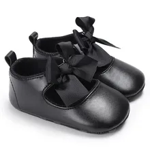 Весенне-Осенняя детская обувь; обувь для маленьких девочек; обувь для первых шагов из пвх; Повседневная однотонная обувь с бантом и мягкой подошвой