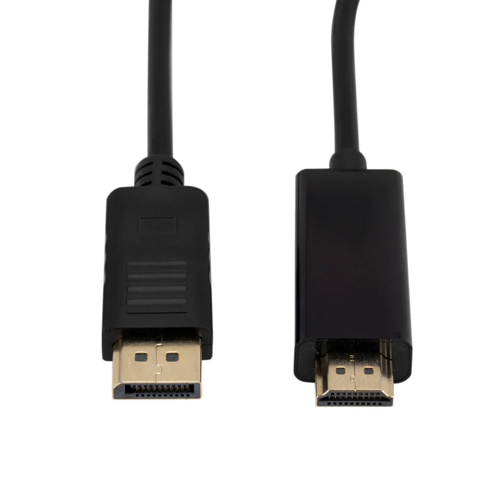 1.8M//5.9FT 4K DISPLAY PORT DP TO HDMI CABLE FOR LCD PC LAPTOP AV CABLE ADAPTOR