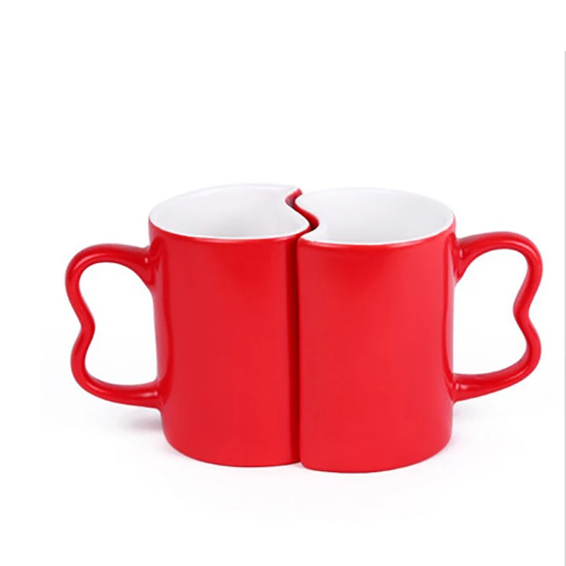 

2PCS Personalized Custom Made Heat Transfer Printing Sublimation Blank Cup Mug Couples Color Change Cup