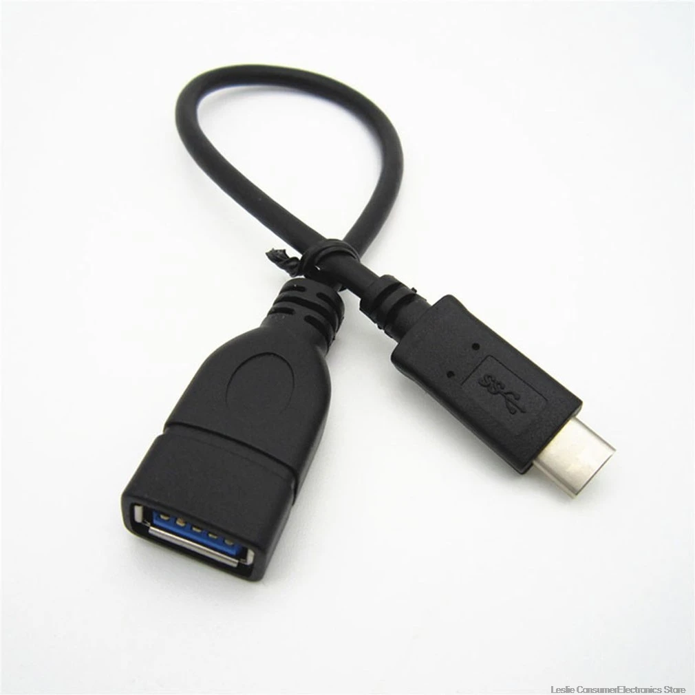 1 шт. OTG кабель USB-C 3,1 Тип C "папа" в USB "Мама", 3,0 Тип Женский OTG адаптер конвертер кабель Шнур кабель для передачи данных для u-диска