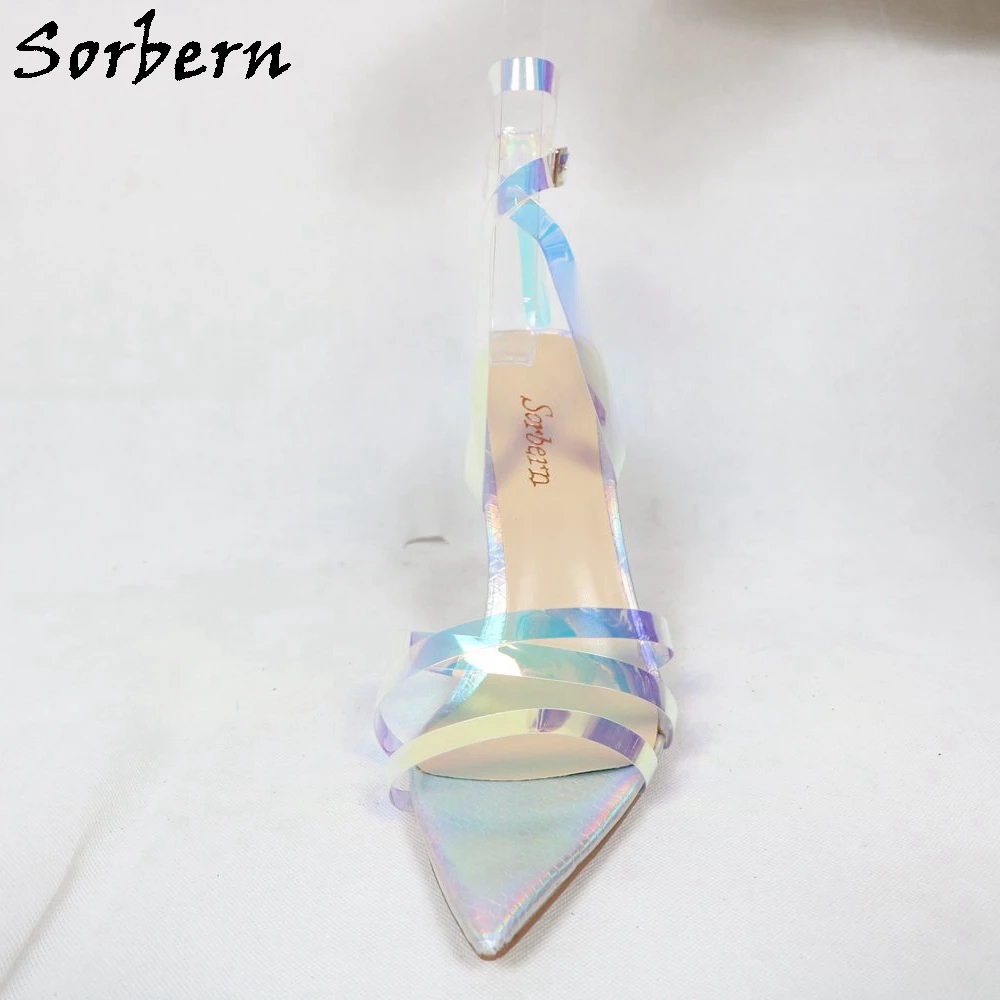 Sorbern/женские босоножки; обувь на высоком тонком каблуке; Разноцветные ПВХ; Sandalias Mujer; ; тканевые сандалии со змеиным узором; большие размеры