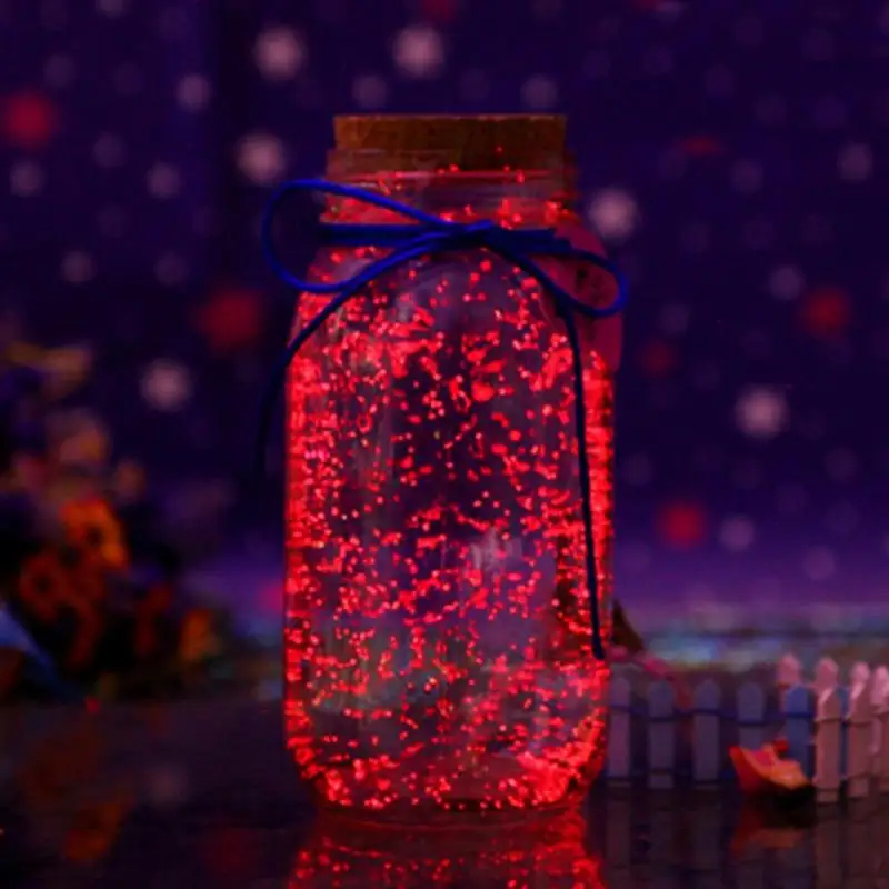 10g световой вечерние DIY яркий Краски звезда бутылек Серебристые песок