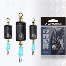3 pièces/lot échelle plomb plomb remplacement rapide accessoires de pêche noyau souple outil de pêche environnement revêtement plombs