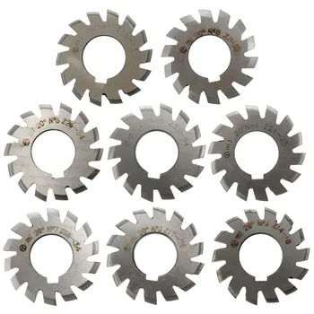 

M1 PA20 Degrees Bore 22mm #1-8 HSS Involute Gear Milling Cutter Gear Milling Cutter Gear Cutting Tools