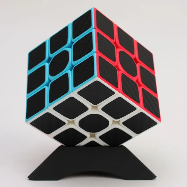 ZCUBE 3x3x3 Carbon Fiber Sticker Magic Cube Puzzle 3x3 Speed Cubo magico Square Puzzle Gifts Educational Toys for Children 2