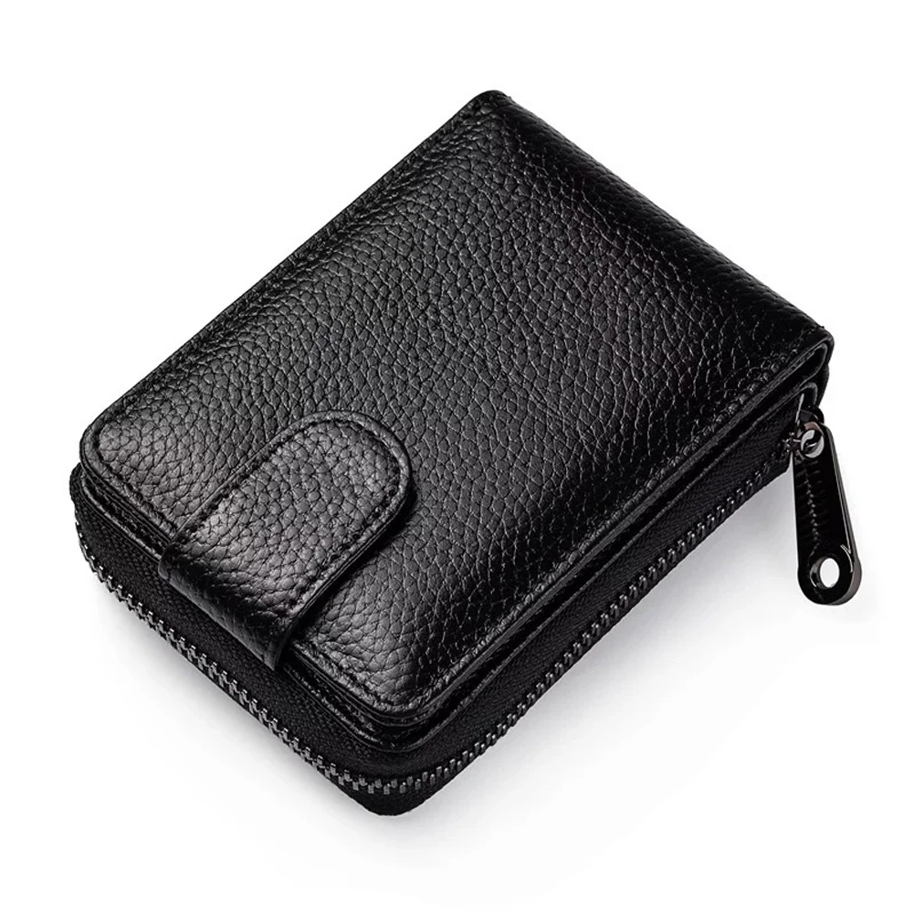 

Storage Multilayer Small Cute Zipper Coin Purses Artificial Cowhide Leather Women Wallet Fashion Solid Gift Elegant Card Holder